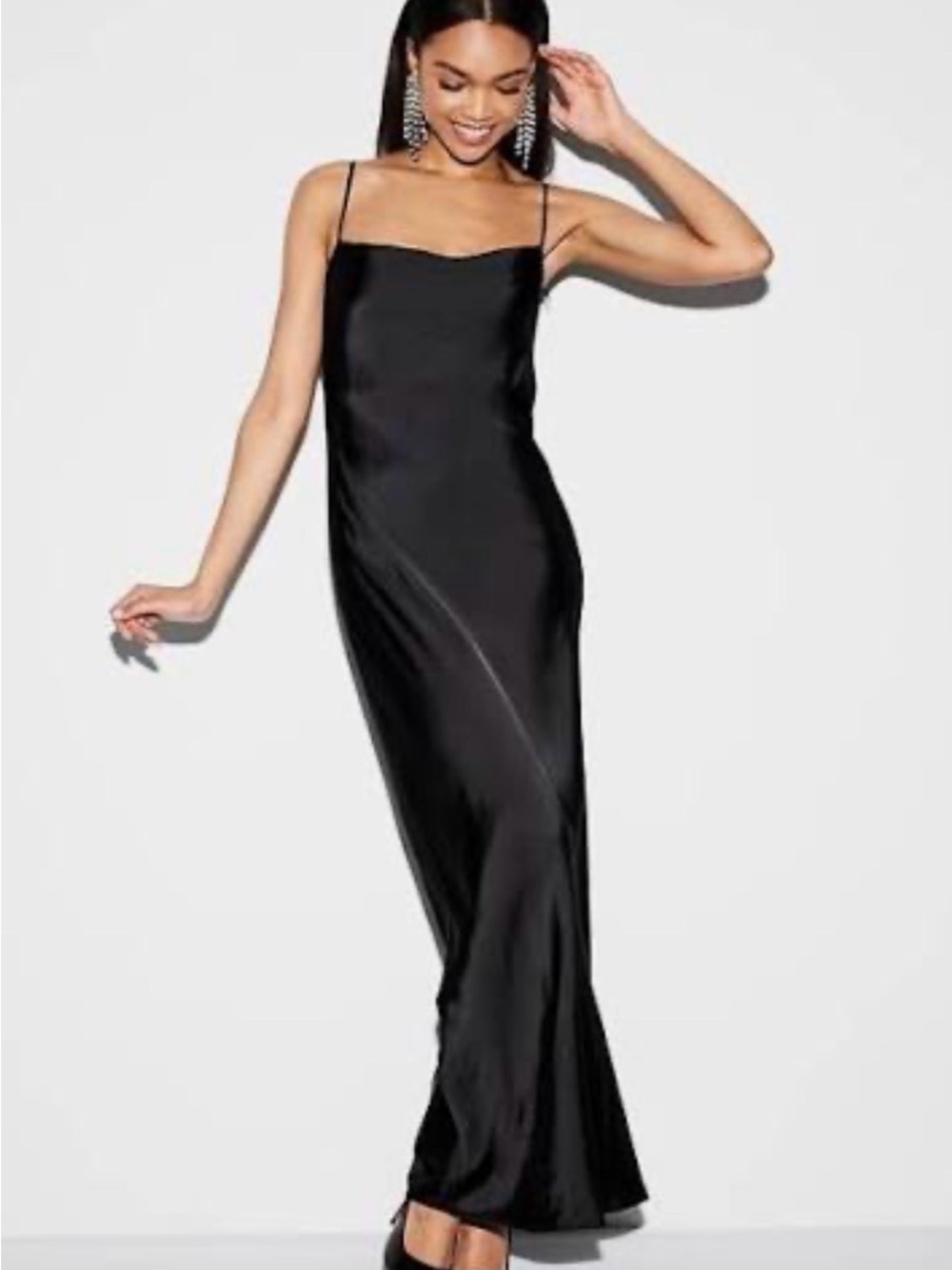 Old Navy The Occasion Satin Cowl Neck Dress